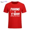 Vissen Match T -shirts Fishinger Beer Fish Living the Dream Fisherman Printing T Shirt Sporter Flying Frish Fun Gift Tees Shirt13061355