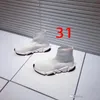 stickade elastiska strumpor stövlar vår höst klassiska sexiga gym casual kvinnor skor mode plattform män sport boot lady spets upp tjocka sneakers stora storlek 38-42-45 US4-US11