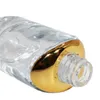 زجاجة قطرة زجاجية من الأزياء 30 مل واضحة عبوة حاوية مستحضرات تجميلية من الزيوت العطرية 1 أوقية Hotsale ، قطرة زجاجية مصل LX2362
