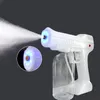 Pistolet de pulvérisation électrique désinfectant sans fil, Rechargeable, lumière bleue, brouillard de vapeur, désinfectant pour les mains, pour la désinfection