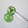 F￤rgade Pyrex Glass Bubble Pipe Hand Spoon Oil Burner Pipes Dab Rigs Tobacco Pipes R￶kning Tillbeh￶r Vattenr￶r SW81