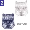 2PCS Women's Seamless Underpants Slimming High Waist Push Up Lace Panties Tummy Control Shapers Briefs Transparent Underwear