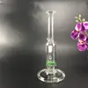 Green/Blue Honeycomb Perc Recycler Dab Rigs 9inch Glass Bongs For Smoking Accessories Chicha Shisha