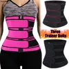 YAGIMI 3 Belt Waist Trainer Corset Neoprene Sweat Belt Body Shaper Women Slimming Sheath Reducing Curve Shaper Workout Trimmer CX200727