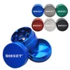 HORNET Mini Style Zinc Alloy Tobacco Herb Grinder 30MM 3 Pieces Metal Hard Smoking Herb Grinders Smoke Pipes Accessories