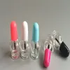 100st / parti 3ml tomma polska nagelflaskor med penselklart glas kosmetika bottar förpackning grossist