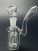 inline arm tree perc percolatore vetro acqua bong narghilè 6,6 pollici mini dab rig unico