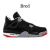 jumpman 4 Bred 4s men women outdoor shoes Black Cat White Cement Cool Grey Fire Red mens trainer