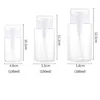 Push Down Empty Pump Dispenser For Nail Polish Remover Alcohol Clear Liquid Bottle Storage Bottle yq02118