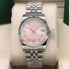 Mulheres de alta qualidade Mulheres Relógios 31mm Roman Watch Data feminino Dial Sapphire Dial Movimento automático Relógios perpétuos mecânicos Wristw4382796