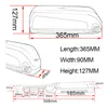 Hailong Plus 52V 17.5Ah DownTube Elektrisk cykelbatteri med Samsung-celler för 1000W 1500W Front / Mid / Nav Motor Kit