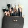 Nouvelle marque brosse 15 pièces/ensemble pinceau de maquillage professionnel ensemble fard à paupières Eyeliner mélange crayon cosmétiques outils avec sac brosses