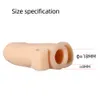 Penis Toys Cock Pierścień męski wibrator dildo powiększanie wielokrotnego użytku Penis Pierścienie Penis Rękaw Sex Toys for Man J17397631379