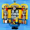 Minions Bob Kevin Stuart Bausteine City Street 956 Stück Architektur Filmreihe Creator Expert Bricks Kinderspielzeug Weihnachten Geburtstagsgeschenke für Kinder