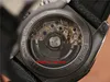 3 Style Watch GF 44 Chronomat Raven Blacksteel ETA7750 Automatyczne męskie zegarek MB0111C3 Black Dial Rubber Pass Gents Sports1607770