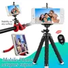 Flexible Octopus Tripod Mobile Holder with Bluetooth Remote Shutt Universal Stand Bracket For Cell Phone Car Portable Camera Selfie Monopod
