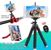 Supporto mobile per treppiede flessibile per polpo con staffa di supporto universale per scatto remoto Bluetooth per monopiede portatile per selfie con fotocamera per auto