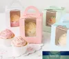 Cupcake Boîtes avec fenêtre avec poignée Macaroon Box Box Muffin