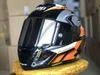 Capacete de motocicleta de rosto completo x14orange capacete de moto de motocross motobike j6lt6100191