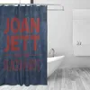 GVV Salle de Bains Décor Rideau de Douche Joan Jett The Blackhearts Durable Tissu Rideau De Bain Étanche Coloré Ventilateurs66x72 in168cmX1260L