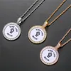 Men Women Fashion Photo Necklace Gold Silver Color Full CZ Custom Made Photo Medallions Necklace & Pendant with CZ Tennis Chain