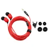 Fone de ouvido de fone de ouvido com fio fone de ouvido Super Bass estéreo hifi headset fones de ouvido 3.5mm 3m cabo extra longo earbud sem microfone