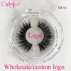 Makyaj Vizon Kirpikler Doğal 3D Vizon Lashes 11-19mm Yanlış Kirpik Özel Logo Ambalaj Girlgle El Yapımı Sahte Lashes Kalın