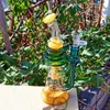 Corona Schöne Glasbong Wasserpfeife Rauchpfeife Dab Rig Recycler Bohrinsel Wasserpfeife Bubbler Bongpfeife