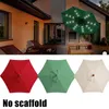 2M Parasol Patio Sunshade Umbrella Cover for Courtyard Swimming Pool Beach pergola Waterproof Outdoor Garden Canopy Sun Shelter