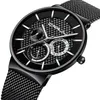 Montres pour hommes Lige haut tendance marque de luxe montre à Quartz hommes décontracté mince maille en acier Date étanche montre de Sport Relogio Masculino Y255p