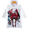 Japan Anime Kakegurui 3D Print Capuchon T-shirt Vrouwen Mannen Jabami Yumeko Momobami Kirari Korte Mouw Grappige T-shirt Cosplay Costume310t