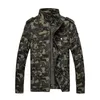 Hot Sale Spring and Autumn Camouflage Militär Outfit Pure Cotton Jacket Mäns Ungdomsjacka Tvättad Jacka