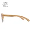 BEMUCNA – lunettes de soleil œil de chat pour femmes et hommes, verres de soleil de styliste en bois semi-sans monture, en bambou, UV4002291, 2022