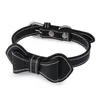 2020 Amazon wish hot sale pet bow tie PU wear-resistant anti-bite dog cat collar spot direct sales new product bow gentleman neck collar