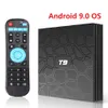 T9 Android TV Box Android 9.0 4GB 32GB Smart TV Rockchip 1080P H.265 4K GooglePlay mediaspelare PK H96 max