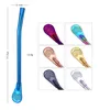 Stainless Steel Straws Colorful Filter Stirring Spoon Straws Reusable Rainbow Straws Tea Gourd Drink Accessories M2378
