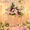 Dekoracyjne kwiaty wieńce sztuczne kwiat pompom 40 cm stołowy centralny ball decor wesele tło jedwabna droga prowadzić kwiatowy bukiet ściana