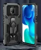 Estuches Armor con soporte y clip de metal para iPhone 13 12 11 Pro Max Samsung A02S A12 a52 A72 A51 A31 A71 5G A10S / M01S A20S A30S / M10S A50 / A50S A70 / A70S 2 en 1 tpu pc car holder case