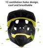 Nouveaux enfants balance vélo casque de moto équitation sport équipement de protection vélo coulissant casques intégraux motos monobloc accessor254S