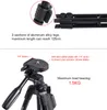 Selfie Video Yunteng VCT 5208 RM Alüminyum Tripod 3 Yollu Kafa Bluetooth Uzaktan Kamera Telefonu Tutucu Klip Için