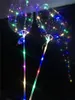 Palloncino a LED Bobo lampeggiante pallone a forma di cuore a forma di pallone trasparente 3M Luci a corde per feste di Natale Decorazioni per matrimoni per matrimoni per bambini T4140636