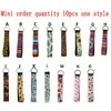 Neoprene Wristlet Keychain Colorful Printed Wrist Key Belt Sunflower Strip Leopard Lanyard Key Ring Keychains Ny