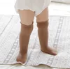 Ins baby kids followinitte nee high Sock Fall Girls Hand Made Boneless Hole Socks Toddlers Cotton Comforting LegsA3462284X