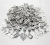 100Pcs/lot Tibetan Silver Alloy mixed charms pendant European Dangle Beads Charms Pendant For Jewelry Making