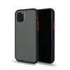 Pour Iphone 12 11 Pro Max XR XS MAX 8 7 6 Plus Micro Meulage Mince Clair Givré Antichoc Bumper Phone Case Cover
