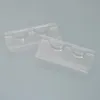 Bandeja de cílios transparente de plástico, 100 pacotes, faça você mesmo, 25mm, suporte de cílios de vison, bandeja para embalagem de cílios, caixa quadrada, vendors2016181