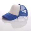 Designer Trucker Pet 5 Panelen Leeg Mesh Baseball Caps Verstelbare Zomer Sport Zonnehoed voor Mannen Vrouwen