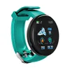 D18 Smart Watch Bracelet معدل ضربات القلب المضاد للماء شاشة ضغط الدم الشاشة الرياضية المتتبع Smart Bandband Smartband لـ I1990729