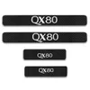 For Infiniti QX80 Door Sill Protector Reflective 4D Carbon Fiber Sticker Door Entry Guard Sill Car Styling Dashboard Car Accessori8860748