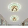18cm * 18cm 5w LEDラウンドガラス天井ライトのエンテイス通路廊下ランプの現代バルコニークリスタル
